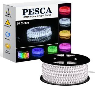 PESCA 1440 LEDs 20 m White Steady Strip Rice Lights
