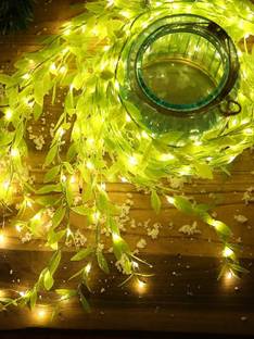 diyadecor 200 LEDs 3 m Yellow Flickering, Steady String Rice Lights
