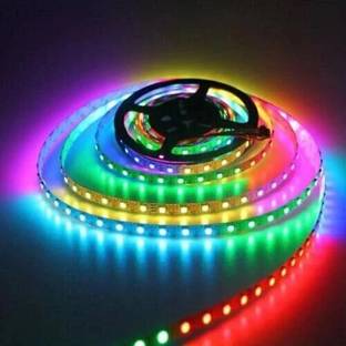 Clive India 100 LEDs 10 m Multicolor Color Changing, Flickering, Steady String Rice Lights