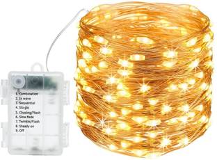 Bash N Splash 100 LEDs 10 m White Flickering String Rice Lights