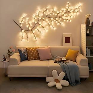 SIMHI 144 LEDs 3 m Yellow Steady Christmas Tree Rice Lights