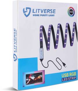Litverse 90 LEDs 3 m Multicolor Color Changing Strip Rice Lights
