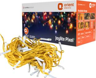Orient Electric 30 LEDs 7 m Gold Steady String Rice Lights