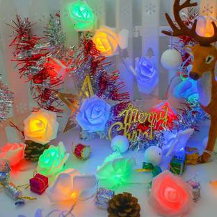 NISCO 20 LEDs 4 m Multicolor Steady Flower Rice Lights