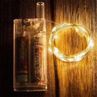 TurboTraders 30 LEDs 3 m Yellow Steady String Rice Lights