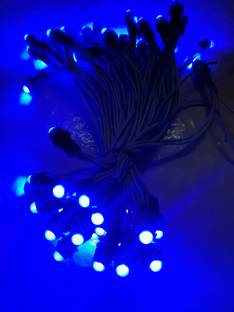 A.S.D. Electronics 50 LEDs 7 m Blue Steady String Rice Lights
