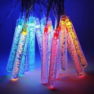 JKSHOPEE 28 LEDs 4.3 m Multicolor Steady Water Drop Rice Lights