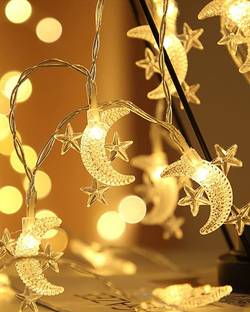 Homesake 20 LEDs 500 m Yellow Steady Moon Rice Lights