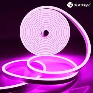 BestBright 600 LEDs 5 m Purple Steady Strip Rice Lights