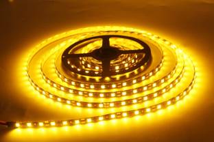 Home Delight 275 LEDs 5 m Yellow Steady Strip Rice Lights