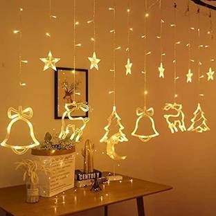 Flipkart SmartBuy 138 LEDs 98 inch Yellow Flickering, Steady Christmas Tree Rice Lights