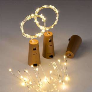 NISCO 20 LEDs 2.1 m Gold Steady String Rice Lights