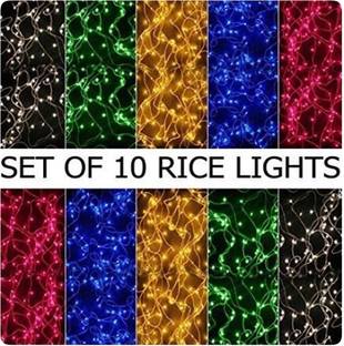 Local Charm 200 LEDs 7 m Multicolor Steady String Rice Lights