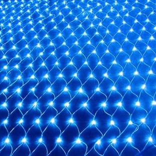 Smuf 180 LEDs 3.3 m Blue Flickering, Steady String Rice Lights