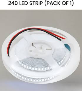 spark world 240 LEDs 5 m White Steady Strip Rice Lights