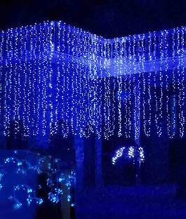 GO HOOKED 75 LEDs 13.97 m Blue Steady String Rice Lights