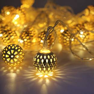 xenith 14 LEDs 4 m Gold Steady Ball Rice Lights