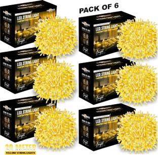 Pick Ur Needs 60 LEDs 20 m Yellow Steady String Rice Lights