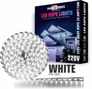 Pick Ur Needs 1200 LEDs 10 m White Steady Strip Rice Lights