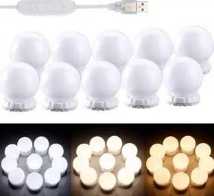 Wengvo 10 LEDs 3 m White, Yellow Steady Ball Rice Lights