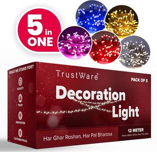 Trust Ware 40 LEDs 12 m Multicolor Steady Bulb Rice Lights