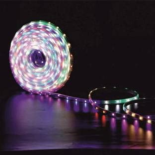 JS ULTRA 600 LEDs 5 m Multicolor Steady Strip Rice Lights