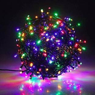 DLight 200 LEDs 44.98 m Multicolor Color Changing, Flickering, Steady String Rice Lights