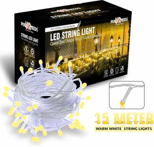 Pick Ur Needs 40 LEDs 15 m Beige Steady String Rice Lights