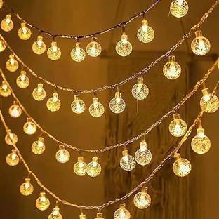 Adore 14 LEDs 4 m Yellow Steady Bell Rice Lights