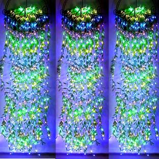 SellRider 200 LEDs 3.5 m Multicolor Flickering Leaf Rice Lights