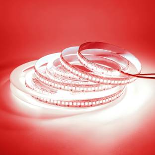 Nortek Regalia 5 Meter Red LED Strip Lights 4040, 60 LEDs Per Meter with 2AMP LED Strip Driver - Ultra Bright, Energy-Efficient LED Light Strips for Home Decoration, Bedroom, Living Room & Diwali Light For Decoration Post Light Outdoor Lamp