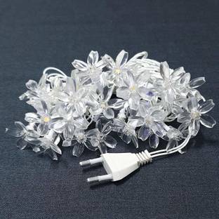 TurboTraders 42 LEDs 12 m Yellow Steady Flower Rice Lights