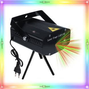 Daily Needs Shop Stage LED Strobe Light Sound Laser Projector With 6 Modes Effects