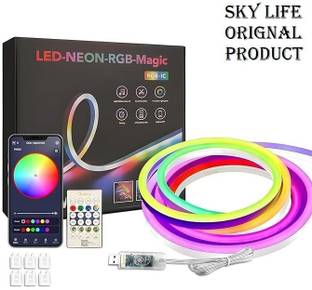AI SMART 600 LEDs 5 m Red, Green, Blue Flickering, Steady, Color Changing Strip Rice Lights
