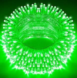 MPROW 40 LEDs 11 m Green Steady Bulb Rice Lights