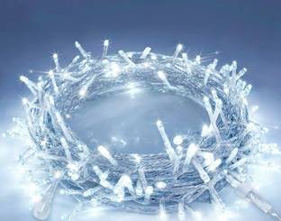 QUACE 40 LEDs 12 m White Steady String Rice Lights