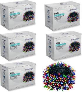 Refulgix 40 LEDs 12 m Multicolor Steady String Rice Lights