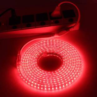 33 Foot 10M Rope Light Waterproof High Brightness For Indoor/Outdoor Use 720 LEDs 10 m Red Steady Strip Rice Lights