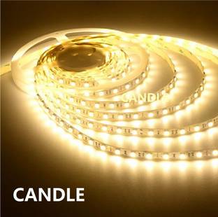 CANDLE 130 LEDs 3 m Yellow Steady Strip Rice Lights