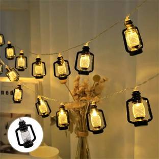 Refulgix 16 LEDs 4 m Yellow Steady Lantern Rice Lights