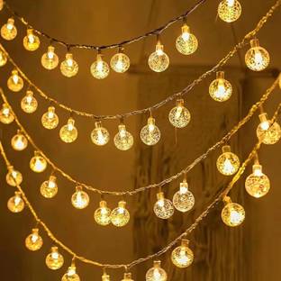 Refulgix 16 LEDs 3 m White Steady Bulb Rice Lights