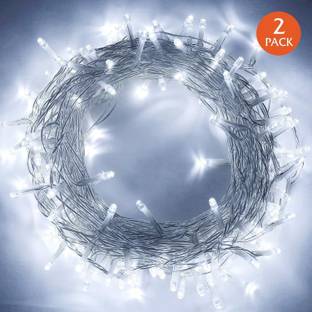 Home Delight 22 LEDs 10 m White Steady String Rice Lights