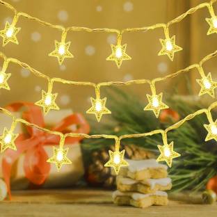 Refulgix 14 LEDs 3 m White Steady Star Rice Lights