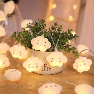Party Propz 10 LEDs 4 m White Steady String Rice Lights