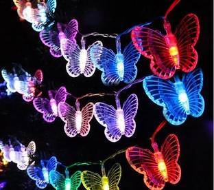 Meneon 20 LEDs 4 m Multicolor Steady Butterfly Rice Lights
