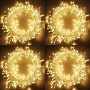 Home Delight 22 LEDs 10 m Yellow Steady String Rice Lights