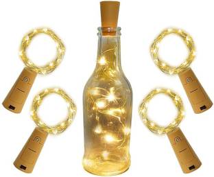 CS3HUB 20 LEDs 1 m Yellow Steady String Rice Lights