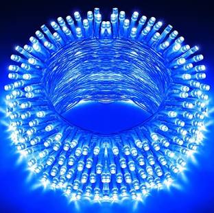 MPROW 40 LEDs 11 m Blue Steady Bulb Rice Lights