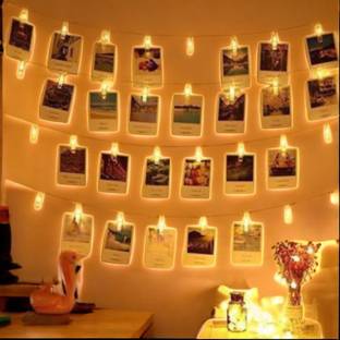 spark world 16 LEDs 2.54 m Yellow Steady, Flickering Clip Rice Lights