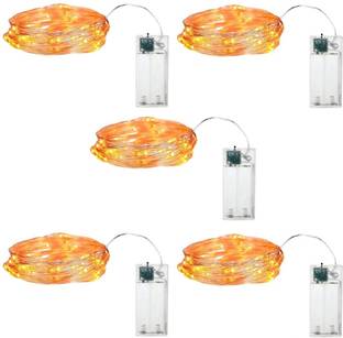 xenith 30 LEDs 3 m Yellow Steady String Rice Lights